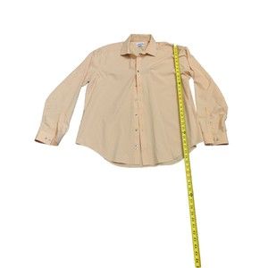 Calvin Klein Men's Button Up Shirt Salmon Color Size XL